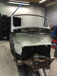Start van opbouw plaatwerk delen.